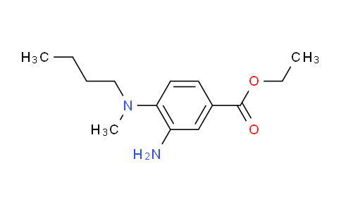 CAS No. 1220019-57-7, Ethyl 3-amino-4-(butyl(methyl)amino)benzoate