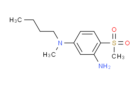CAS No. 1219976-26-7, N1-Butyl-N1-methyl-4-(methylsulfonyl)benzene-1,3-diamine