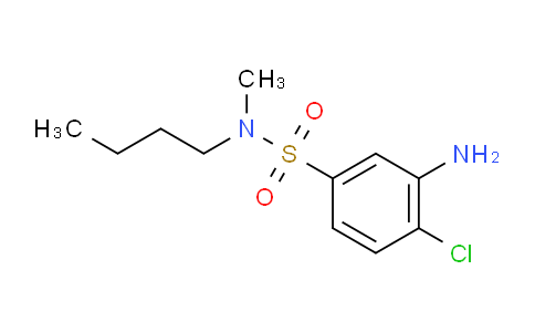 CAS No. 1040336-03-5, 3-Amino-N-butyl-4-chloro-N-methylbenzenesulfonamide