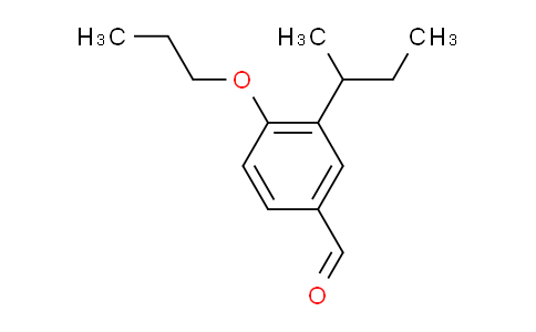 CAS No. 883515-59-1, 3-(sec-Butyl)-4-propoxybenzaldehyde