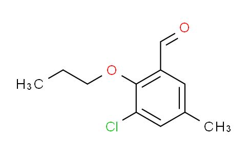 CAS No. 883517-89-3, 3-Chloro-5-methyl-2-propoxybenzaldehyde