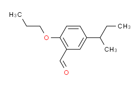 CAS No. 883515-66-0, 5-(sec-Butyl)-2-propoxybenzaldehyde