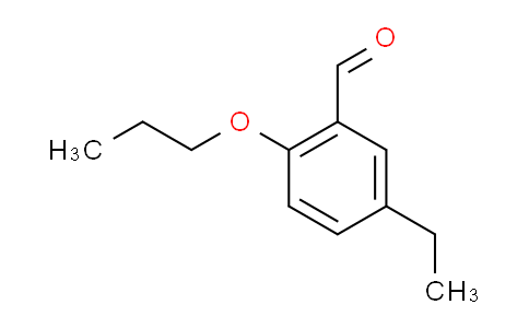 CAS No. 883528-61-8, 5-Ethyl-2-propoxybenzaldehyde
