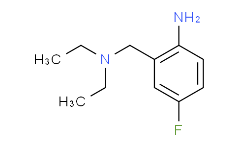 CAS No. 1153395-75-5, 2-[(Diethylamino)methyl]-4-fluoroaniline