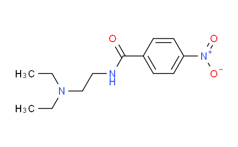 CAS No. 1664-52-4, N-(2-(Diethylamino)ethyl)-4-nitrobenzamide