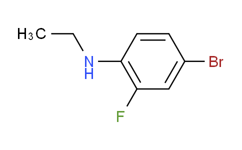 CAS No. 213190-13-7, 4-Bromo-N-ethyl-2-fluoroaniline
