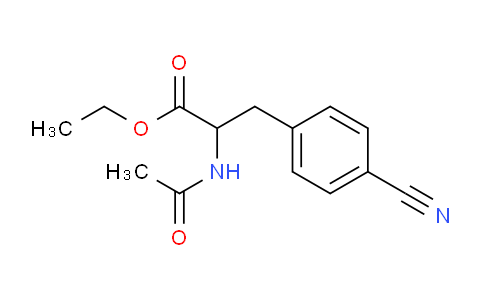 CAS No. 173963-92-3, Ethyl 2-acetamido-3-(4-cyanophenyl)propanoate