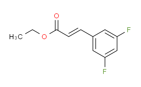 CAS No. 163978-50-5, Ethyl 3-(3,5-difluorophenyl)acrylate