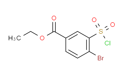 CAS No. 1155911-23-1, Ethyl 4-bromo-3-(chlorosulfonyl)benzoate