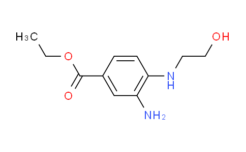 CAS No. 91430-70-5, Ethyl 3-amino-4-((2-hydroxyethyl)amino)benzoate