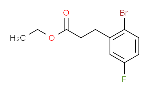 CAS No. 1057674-00-6, Ethyl 3-(2-bromo-5-fluorophenyl)propanoate