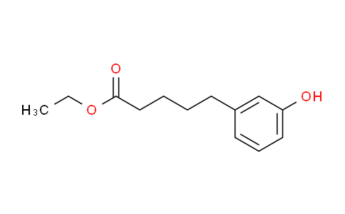 CAS No. 143536-52-1, Ethyl 5-(3-hydroxyphenyl)pentanoate