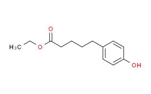 CAS No. 154044-13-0, Ethyl 5-(4-hydroxyphenyl)pentanoate