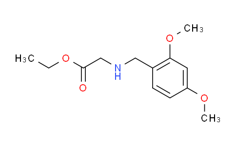 CAS No. 95218-34-1, Ethyl 2-(2,4-dimethoxybenzylamino)acetate