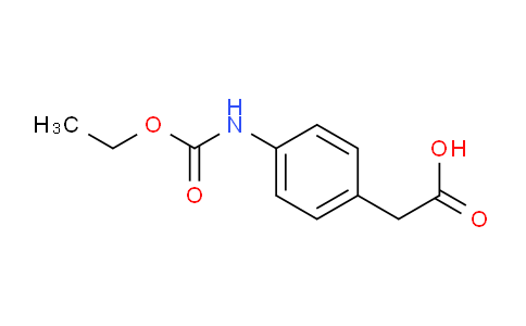 CAS No. 91134-09-7, 2-(4-((Ethoxycarbonyl)amino)phenyl)acetic acid