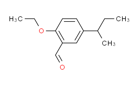 CAS No. 883514-77-0, 5-(sec-Butyl)-2-ethoxybenzaldehyde