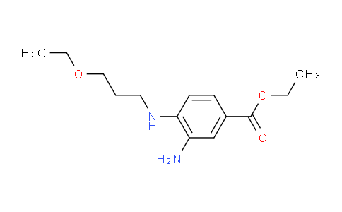CAS No. 1220019-42-0, Ethyl 3-amino-4-((3-ethoxypropyl)amino)benzoate