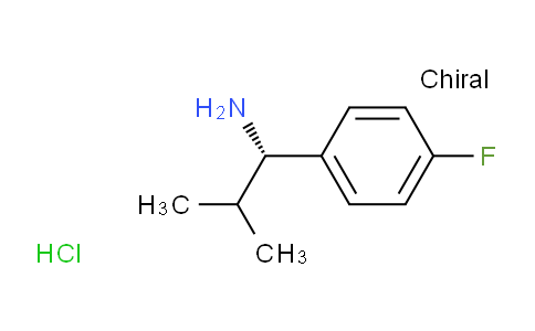 CAS No. 1213352-15-8, (S)-1-(4-Fluorophenyl)-2-methylpropan-1-amine hydrochloride