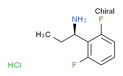 CAS No. 1313593-60-0, (R)-1-(2,6-Difluorophenyl)propan-1-amine hydrochloride