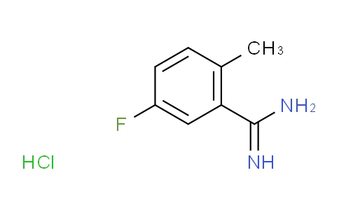 CAS No. 1187930-24-0, 5-Fluoro-2-methylbenzimidamide hydrochloride