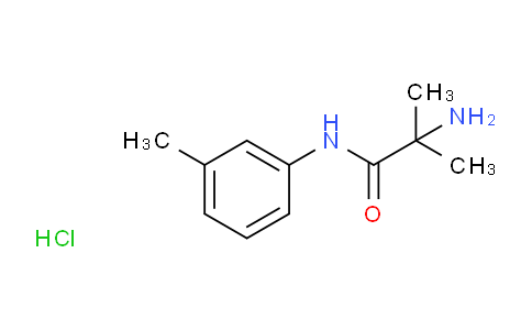CAS No. 1220035-31-3, 2-Amino-2-methyl-N-(m-tolyl)propanamide hydrochloride