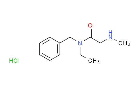 CAS No. 1219972-33-4, N-Benzyl-N-ethyl-2-(methylamino)acetamide hydrochloride