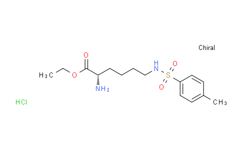 CAS No. 132567-23-8, (S)-Ethyl 2-amino-6-(4-methylphenylsulfonamido)hexanoate hydrochloride
