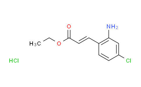 CAS No. 231295-00-4, (E)-Ethyl3-(2-amino-4-chlorophenyl)acrylate hydrochloride