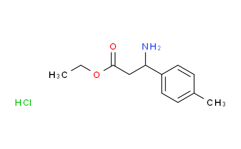 CAS No. 502842-12-8, Ethyl 3-amino-3-(p-tolyl)propanoate hydrochloride