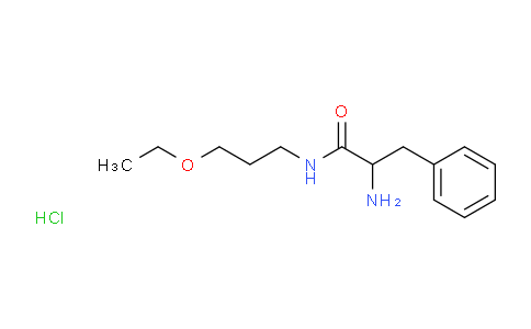 CAS No. 1236263-49-2, 2-Amino-N-(3-ethoxypropyl)-3-phenylpropanamide hydrochloride