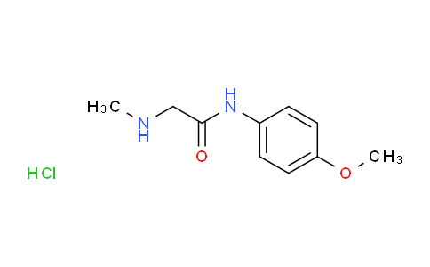 CAS No. 1171427-63-6, N-(4-Methoxyphenyl)-2-(methylamino)acetamide hydrochloride