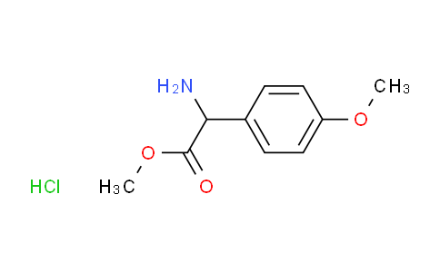 CAS No. 74273-47-5, Methyl 2-amino-2-(4-methoxyphenyl)acetate hydrochloride