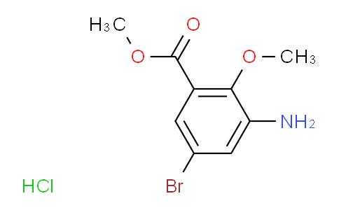 CAS No. 926036-31-9, Methyl 3-amino-5-bromo-2-methoxybenzoate hydrochloride