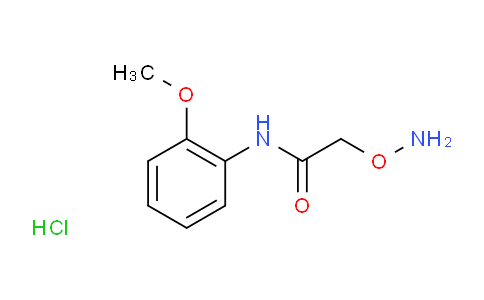 CAS No. 34242-84-7, 2-(Aminooxy)-N-(2-methoxyphenyl)acetamide hydrochloride