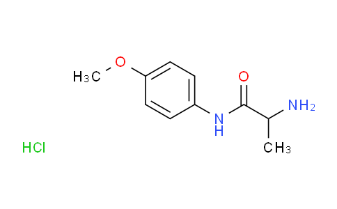 CAS No. 1236256-54-4, 2-Amino-N-(4-methoxyphenyl)propanamide hydrochloride