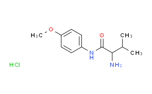 CAS No. 1236255-24-5, 2-Amino-N-(4-methoxyphenyl)-3-methylbutanamide hydrochloride