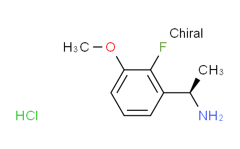 CAS No. 1213014-67-5, (R)-1-(2-Fluoro-3-methoxyphenyl)ethanamine hydrochloride