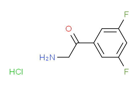 CAS No. 133562-33-1, 2-Amino-1-(3,5-difluorophenyl)ethanone hydrochloride