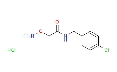 CAS No. 324009-20-3, 2-(Aminooxy)-N-(4-chlorobenzyl)acetamide hydrochloride