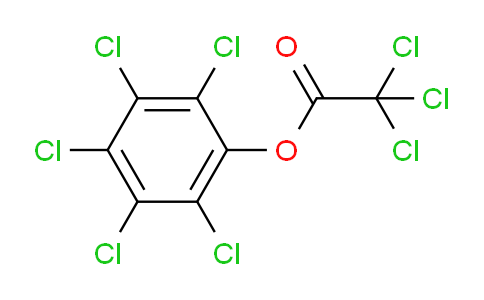CAS No. 2879-60-9, (2,3,4,5,6-pentachlorophenyl) 2,2,2-trichloroacetate