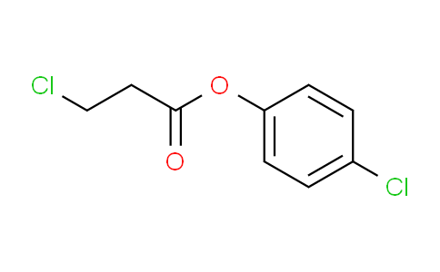 CAS No. 90348-64-4, 4-Chlorophenyl 3-chloropropanoate