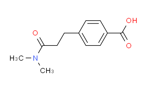CAS No. 937642-84-7, 4-(3-(Dimethylamino)-3-oxopropyl)benzoic acid