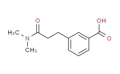CAS No. 940099-04-7, 3-(3-(Dimethylamino)-3-oxopropyl)benzoic acid