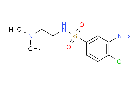 CAS No. 1040026-00-3, 3-Amino-4-chloro-N-(2-(dimethylamino)ethyl)benzenesulfonamide