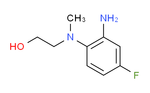 CAS No. 912284-76-5, 2-((2-Amino-4-fluorophenyl)(methyl)amino)ethanol