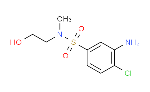 CAS No. 1098363-97-3, 3-Amino-4-chloro-N-(2-hydroxyethyl)-N-methylbenzenesulfonamide