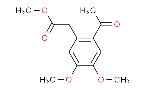 CAS No. 17173-27-2, Methyl 2-(2-acetyl-4,5-dimethoxyphenyl)acetate