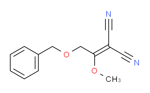CAS No. 264919-85-9, 2-(2-(Benzyloxy)-1-methoxyethylidene)malononitrile