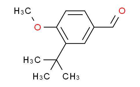 CAS No. 107430-92-2, 3-(tert-Butyl)-4-methoxybenzaldehyde