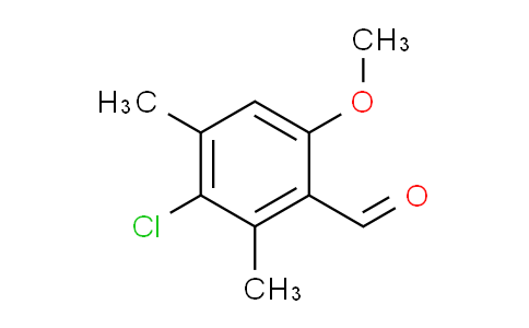 CAS No. 88174-46-3, 3-Chloro-6-methoxy-2,4-dimethylbenzaldehyde